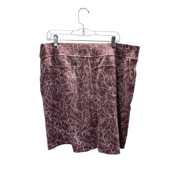 Duluth Skirt Women's Size XL Red Cotton Blend Mini Stretch - Picture 2 of 5